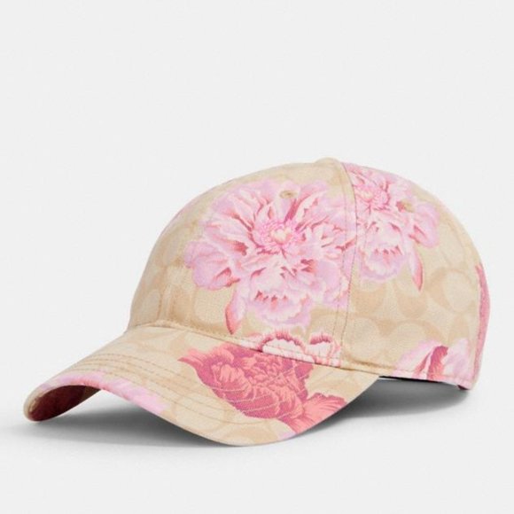 Coach Hat With Signature Kaffe Fassett Print - Picture 1 of 7